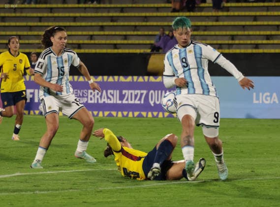 LIGA DE NACIONES ECUADOR VS ARGENTINA 09 de junio del 2026 Encuentro entre Ecuador vs Argentina por Liga de Naciones Femenina en el estadio Atahualpa. QUITO PICHINCHA ECUADOR