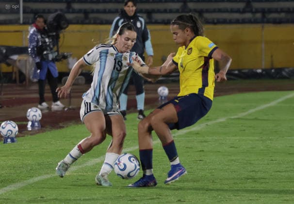 LIGA DE NACIONES ECUADOR VS ARGENTINA 09 de junio del 2026 Encuentro entre Ecuador vs Argentina por Liga de Naciones Femenina en el estadio Atahualpa. QUITO PICHINCHA ECUADOR