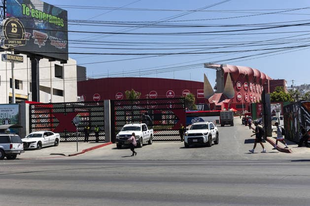 Mexican National Guard increases security for Iran s 2026 FIFA World Cup, WM, Weltmeisterschaft, Fussball training camp TIJUANA, MEXICO - JUNE 09: Members of the Mexican National Guard stand watch outside the Caliente Stadium to secure the training camp of the Iranian National Football Team in Tijuana, Mexico, on Tuesday, June 09, 2026. Security measures have been heightened inside and outside the sports complex to ensure the safety of the squad as they prepare for their upcoming matches in the 2026 FIFA World Cup. Carlos Heredia Anadolu Tijuana Mexico. Editorial use only. Please get in touch for any other usage.  Copyright: x2026xAnadoluxCarlosxHerediax