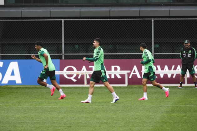 June 9, 2026, Mexico City, Ciudad de Mexico, Mexico: Johan VoÂ¡squez of Mexican national football team warms-up during the training day ahead the 2026 FIFA World Cup, WM, Weltmeisterschaft, Fussball Group A match against South Africa at High Performance Center (CAR). on June 9, 2026 in Mexico City, Mexico. Mexico City Mexico - ZUMAe321 20260609_zsa_e321_147 Copyright: xIanxRoblesx