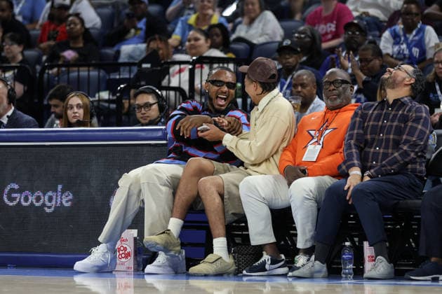 CHICAGO, USA - June 9: Orlando Magic player, Wendell Carter Jr. is seen during the WNBA, Basketball Damen, USA Commissionerâ€™s Cup game between the Chicago Sky and Atlanta Dream at Wintrust Arena on Tuesday, June 9 in Chicago, USA  Copyright: xShainaxBenhiyoun SPPx Sportspressphoto_SPR164223