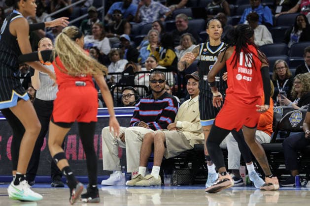 CHICAGO, USA - June 9: Orlando Magic player, Wendell Carter Jr. is seen during the WNBA, Basketball Damen, USA Commissionerâ€™s Cup game between the Chicago Sky and Atlanta Dream at Wintrust Arena on Tuesday, June 9 in Chicago, USA  Copyright: xShainaxBenhiyoun SPPx Sportspressphoto_SPR164229