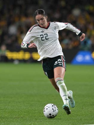 Australia Vs Mexico in Parramatta - 09 Jun 2026 Diana Ordonez of Mexico women football team seen in action during the women s International Friendly, Länderspiel, Nationalmannschaft match between Australia and Mexico held at Commbank Stadium. Final score; Australia 3:1 Mexico. Parramatta Australia Copyright: xLuisxVeniegrax xSOPAxImagesx 20260609_A-Leagues_LuisVeniegra2311