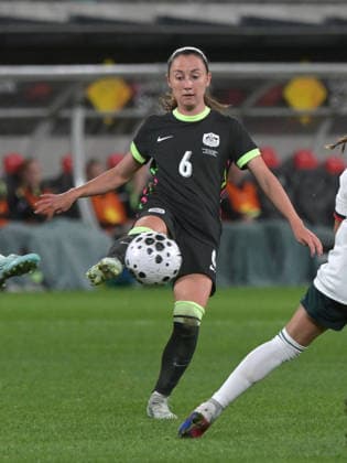 June 9, 2026, Parramatta, Australia: Clare Wheeler of Australia women football team seen in action during the women s International Friendly, Länderspiel, Nationalmannschaft match between Australia and Mexico held at Commbank Stadium. Final score; Australia 3:1 Mexico. Parramatta Australia - ZUMAs197 20260609_aaa_s197_212 Copyright: xLuisxVeniegrax