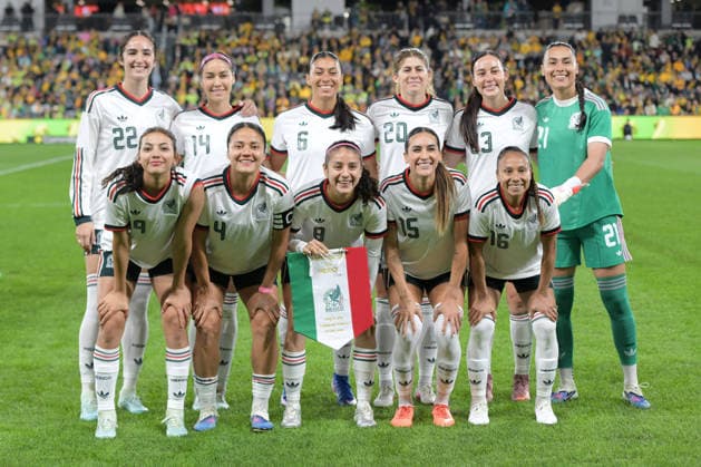 June 9, 2026, Parramatta, Australia: Mexico women football team seen during the women s International Friendly, Länderspiel, Nationalmannschaft match between Australia and Mexico held at Commbank Stadium. Final score; Australia 3:1 Mexico. Parramatta Australia - ZUMAs197 20260609_aaa_s197_224 Copyright: xLuisxVeniegrax