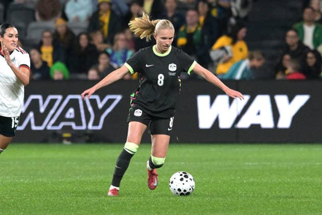 June 9, 2026, Parramatta, Australia: Kaitlyn Torpey of Australia women football team seen in action during the women s International Friendly, Länderspiel, Nationalmannschaft match between Australia and Mexico held at Commbank Stadium. Final score; Australia 3:1 Mexico. Parramatta Australia - ZUMAs197 20260609_aaa_s197_225 Copyright: xLuisxVeniegrax