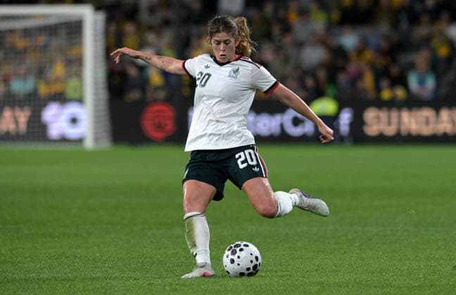 June 9, 2026, Parramatta, Australia: Nicolette Hernandez of Mexico women football team seen in action during the women s International Friendly, Länderspiel, Nationalmannschaft match between Australia and Mexico held at Commbank Stadium. Final score; Australia 3:1 Mexico. Parramatta Australia - ZUMAs197 20260609_aaa_s197_232 Copyright: xLuisxVeniegrax