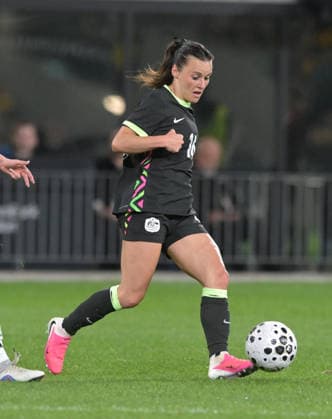 June 9, 2026, Parramatta, Australia: Hayley Raso of Australia women football team seen in action during the women s International Friendly, Länderspiel, Nationalmannschaft match between Australia and Mexico held at Commbank Stadium. Final score; Australia 3:1 Mexico. Parramatta Australia - ZUMAs197 20260609_aaa_s197_240 Copyright: xLuisxVeniegrax