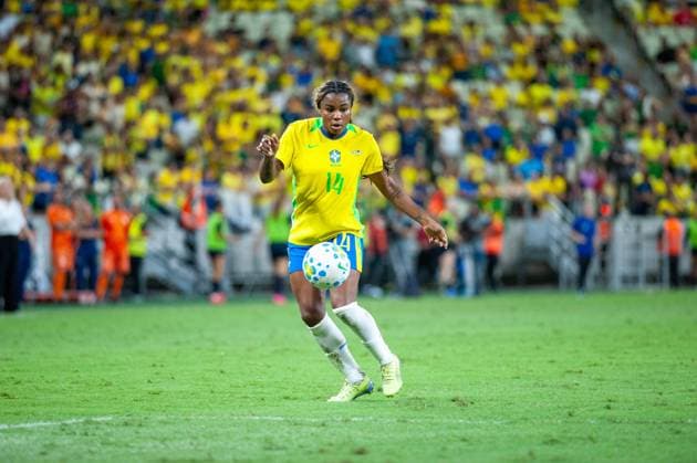 RECORD DATE NOT STATED match between Brazil (bra) x United States (usa) Fortaleza (CE) 09 06 2026 - Brazil (BRA) vs. United States (USA) - Player during the match between Brazil (BRA) and the United States (USA) in the women s friendly, held at Arena Castelao, this Tuesday (02 06 2026) Ceara Brasil Copyright: xYurixVasconcelosxFernandesx