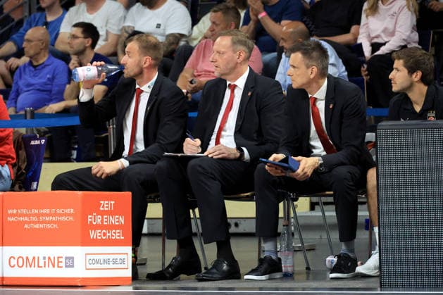 DEU, easyCredit BBL, ALBA vs. Bamberg, 09.06.2026, Max-Schmeling-Halle, Berlin, DEU, easyCredit BBL, ALBA vs. Bamberg, im Bild Head Coach Anton Gavel (Bamberg)