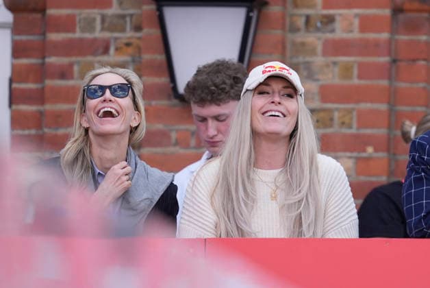 HSBC Championships - Day Two Lindsey Vonn, American alpine ski racer and three-time World Cup overall champion, watches Serena Williams and Victoria Mboko during their Round of 16 doubles match at The HSBC Championships 2026 Women s tennis tournament at The Queen s Club in London, England, on June 9, 2026. London Greater London United Kingdom  Copyright: xOwenxHammondx originalFilename:hammond-thehsbcc260609_npE85.jpg