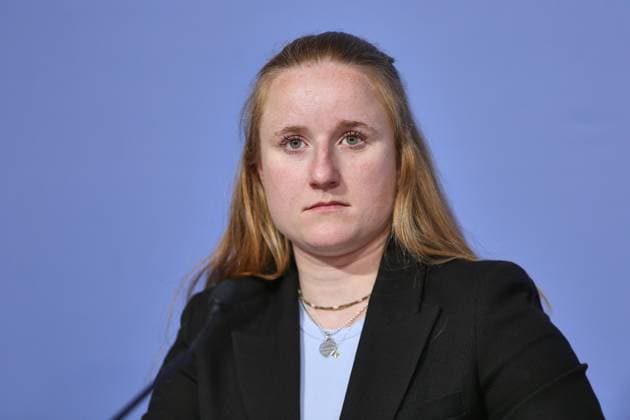 Berlin, Deutschland, 09.06.2026: Haus der Bundespressekonferenz: Pressekonferenz: Nationale Anti Doping Agentur Deutschland (NADA): Annika Kollenbroich
