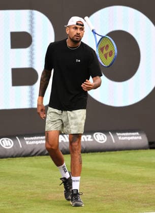 09.06.2026, Boss Open 2026, ATP, Tennis Herren Tour 250 Stuttgart, TTC Weissenhof, Tennis, im Bild: Nick Kyrgios (AUS)