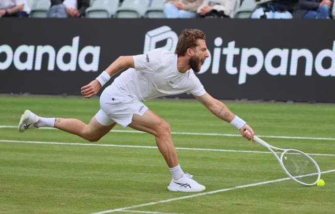 09.06.2026, Boss Open 2026, ATP, Tennis Herren Tour 250 Stuttgart, TTC Weissenhof, Tennis, im Bild: Corentin Moutet (FRA)