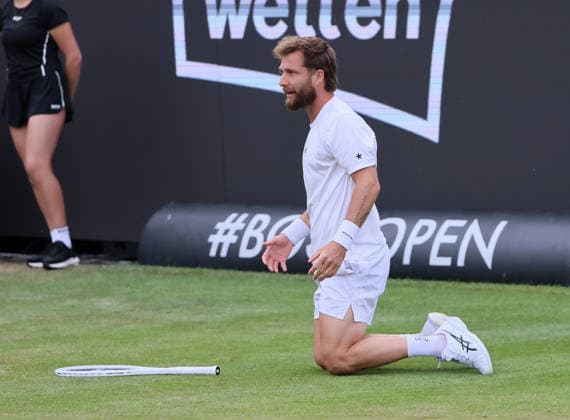 09.06.2026, Boss Open 2026, ATP, Tennis Herren Tour 250 Stuttgart, TTC Weissenhof, Tennis, im Bild: Corentin Moutet (FRA)