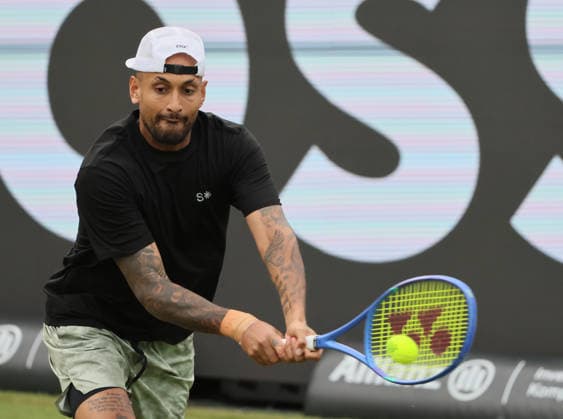 09.06.2026, Boss Open 2026, ATP, Tennis Herren Tour 250 Stuttgart, TTC Weissenhof, Tennis, im Bild: Nick Kyrgios (AUS)