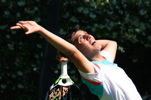 IPA85540539 - Palermo, Italy, June 10, 2026. Country Time Club, first day of the Mediolanum Padel Cup 2026. Pictured: Antonio Terzo and Nahuel Pineda VS Andrea Di Martino and Alessandro Stella.  Copyright: xFedericoxSerra IPAxSportx xx 85540539