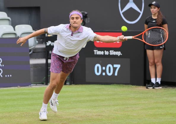 10.06.2026, Boss Open 2026, ATP, Tennis Herren Tour 250 Stuttgart, TTC Weissenhof, Tennis, im Bild: Mattia Bellucci (ITA)