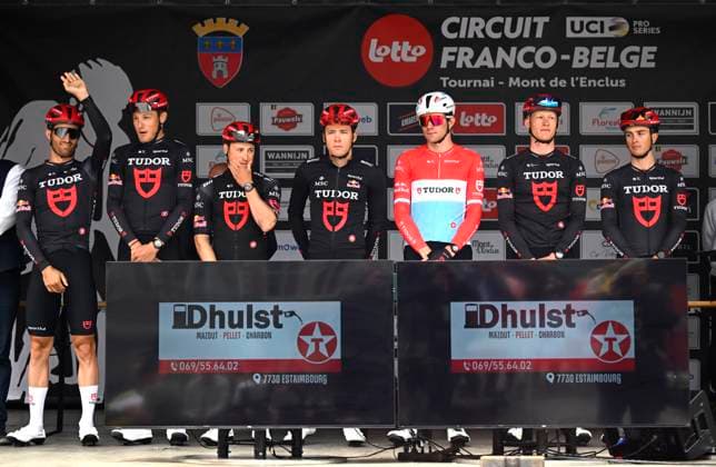 Circuit Franco Belge 2026 Cycling Race MONT-DE-L ENCLUS, BELGIUM - JUNE 10 : team Tudor Pro Cycling Team during the 85th edition of Circuit Franco Belge an UCI ProSeries 1.Pro one day cycling road race for Men Elite of 195.6 km with start in Tournai and finish in Mont-de-L enclus on June 10, 2026 in Mont-de-L enclus, Belgium, 10 06 2026 ( Motordriver Stephan Boone - Mont-de-L enclus Belgium  Copyright: xTomasxSiskx
