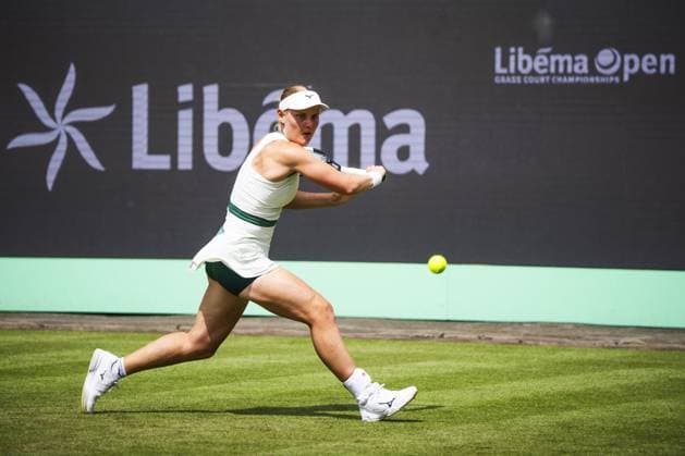 DEN BOSCH - Suzan Lamens during the WTA, Tennis Damen singles match against Anastasia Potapova at the LibÃ ma Open 2026. The combined ATP, Tennis Herren WTA tournament is being held on the event grounds of the former Autotron car theme park. FREEK VAN DEN BERGH ANP xVIxANPxSportx xxANPxIVx 560638652 originalFilename: 560638652.jpg