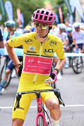 Tour Auvergne - Rhone-Alpes 2026 Stage 4 MONTROND-LES-BAINS, FRANCE - JUNE 10 : Baudin Alex (FRA) of EF Education - Easypost during stage 4 of the 78th edition of Tour Auvergne - Rhone-Alpes an UCI World Tour 2.UWT cycling road race stage for Men Elite of 167.4 km with start in Le Puy-en-Velay and finish in Montrond-les-Bains on June 10, 2026 in Montrond-les-Bains, France, 10 06 2026 ( Motordriver Guy De Vuyst - Montrond-les-Bains France  Copyright: xVincentxKalutx