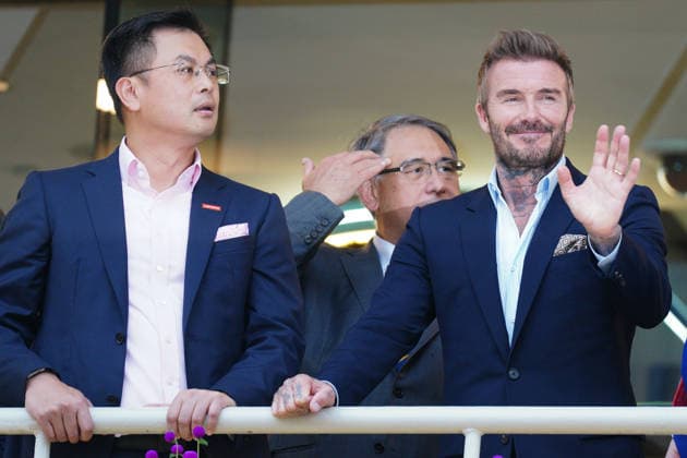 David Beckham in Hong Kong Former English soccer player David Beckham at an event on June 10, 2026 in Hong Kong. (Photo by Ellan Mad Nexpher Images) Hong Kong