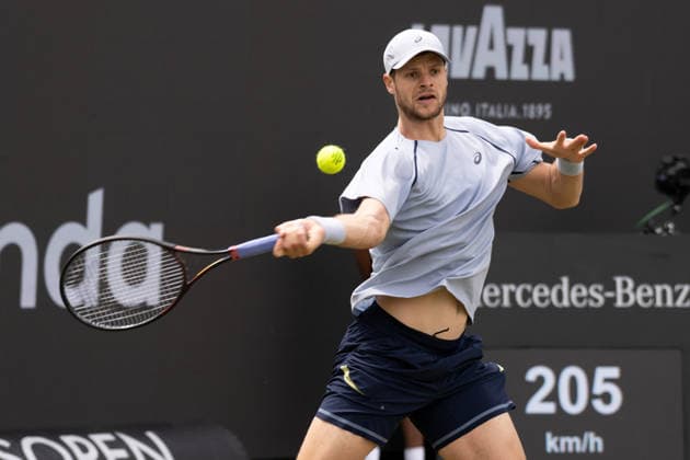 Yannick Hanfmann (GER). xettx, Deutschland, Stuttgart, 10.06.2026, Tennis, Boss Open, Tag 5, 2026, Achtelfinale, M.Bellucci (ITA) - Y.Hanfmann (GER), TC Weissenhof, Center Court
