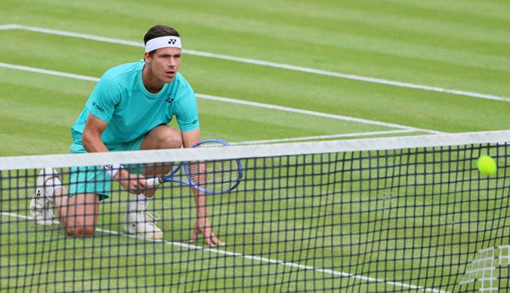 10.06.2026, Boss Open 2026, ATP, Tennis Herren Tour 250 Stuttgart, TTC Weissenhof, Tennis, im Bild: Daniel Altmaier (GER) im Doppel