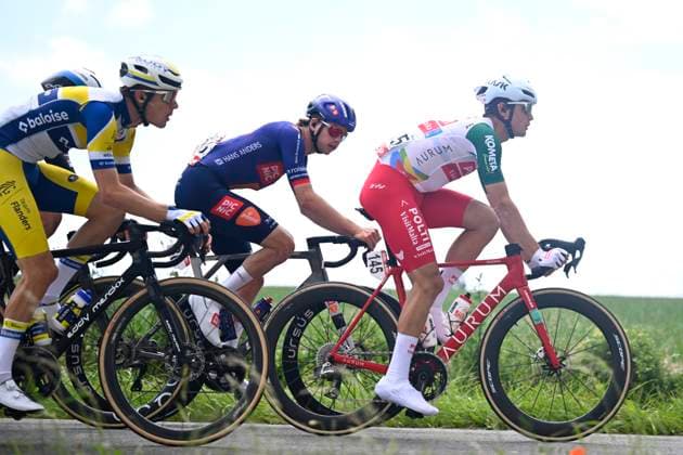 Circuit Franco Belge 2026 Cycling Race MONT-DE-L ENCLUS, BELGIUM - JUNE 10 : Munoz Francisco (ESP) of Team Polti VisitMalta during the 85th edition of Circuit Franco Belge an UCI ProSeries 1.Pro one day cycling road race for Men Elite of 195.6 km with start in Tournai and finish in Mont-de-L enclus on June 10, 2026 in Mont-de-L enclus, Belgium, 10 06 2026 ( Motordriver Stephan Boone - Mont-de-L enclus Belgium  Copyright: xTomasxSiskx