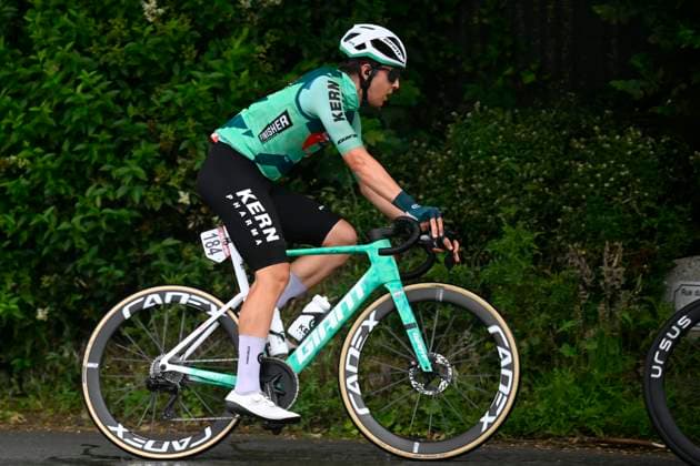 Circuit Franco Belge 2026 Cycling Race MONT-DE-L ENCLUS, BELGIUM - JUNE 10 : Gomez Iker (ESP) of Equipo Kern Pharma during the 85th edition of Circuit Franco Belge an UCI ProSeries 1.Pro one day cycling road race for Men Elite of 195.6 km with start in Tournai and finish in Mont-de-L enclus on June 10, 2026 in Mont-de-L enclus, Belgium, 10 06 2026 ( Motordriver Stephan Boone - Mont-de-L enclus Belgium  Copyright: xTomasxSiskx