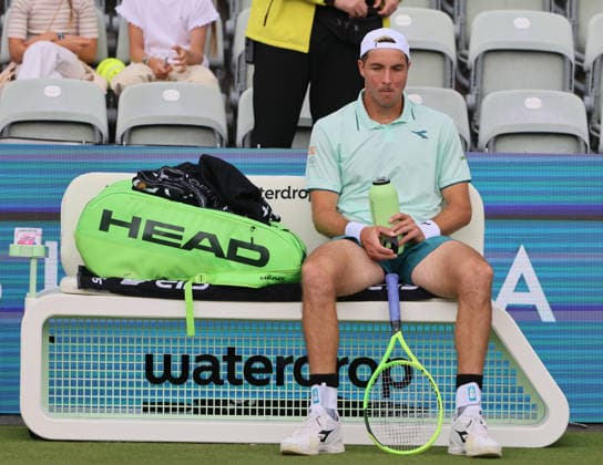 10.06.2026, Boss Open 2026, ATP, Tennis Herren Tour 250 Stuttgart, TTC Weissenhof, Tennis, im Bild: Jan-Lennard Struff (GER)