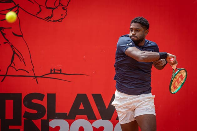 BRATISLAVA OPEN TENNIS ATP, Tennis Herren CHALLENGER Joao Lucas Reis Da Silva (Brazil) during second round ATP Tennis Challenger tour 100 Bratislava Open match against Alexander Donski (Bulgaria). Tennis courts Slovan Bratislava, Bratislava, Slovakia, June 10, 2026. Photo by Branislav Racko Copyright: xx 080A1887