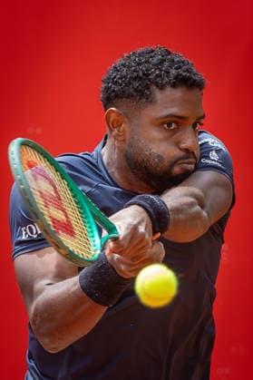 BRATISLAVA OPEN TENNIS ATP, Tennis Herren CHALLENGER Joao Lucas Reis Da Silva (Brazil) during second round ATP Tennis Challenger tour 100 Bratislava Open match against Alexander Donski (Bulgaria). Tennis courts Slovan Bratislava, Bratislava, Slovakia, June 10, 2026. Photo by Branislav Racko Copyright: xx 080A1917