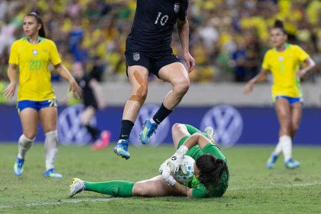 RECORD DATE NOT STATED Brasil X Estados Unidos Amistoso Feminino FORTALEZA (CE), 09.06.2026-Football Friendly 2026- In a match between Brazil X United States International Friendly, Länderspiel, Nationalmannschaft women s football held at Arena Castelao in Fortaleza (Ce), this Tuesday (09). IMAGO Matheus Teixeira Ceara Brasil Copyright: xLeonardoxAlvesx