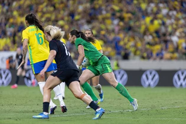 RECORD DATE NOT STATED Brasil X Estados Unidos Amistoso Feminino FORTALEZA (CE), 09.06.2026-Football Friendly 2026- In a match between Brazil X United States International Friendly, Länderspiel, Nationalmannschaft women s football held at Arena Castelao in Fortaleza (Ce), this Tuesday (09). IMAGO Matheus Teixeira Ceara Brasil Copyright: xLeonardoxAlvesx