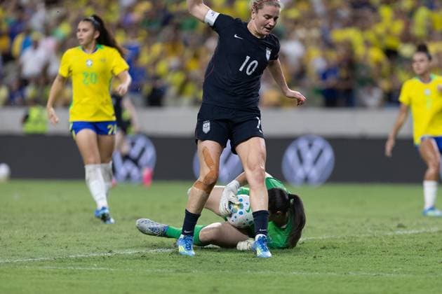 RECORD DATE NOT STATED Brasil X Estados Unidos Amistoso Feminino FORTALEZA (CE), 09.06.2026-Football Friendly 2026- In a match between Brazil X United States International Friendly, Länderspiel, Nationalmannschaft women s football held at Arena Castelao in Fortaleza (Ce), this Tuesday (09). IMAGO Matheus Teixeira Ceara Brasil Copyright: xLeonardoxAlvesx