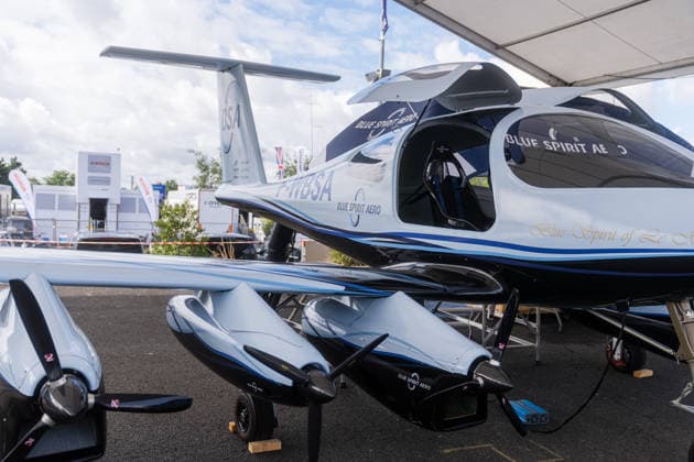 24 HEURES DU MANS 2026 - FREE PRACTICE AND QUALIFIYING SESSION Blue Spirit Aero hydrogen plane during the Free Practice and Qualifying session of the 24 Hours of Le Mans 2026, 3rd round of the 2026 FIA World Endurance Championship, from June 10 to 11, 2026 on the Circuit des 24 Heures du Mans in Le Mans, France - Le MansFrance  Copyright: xGermainxDurandx