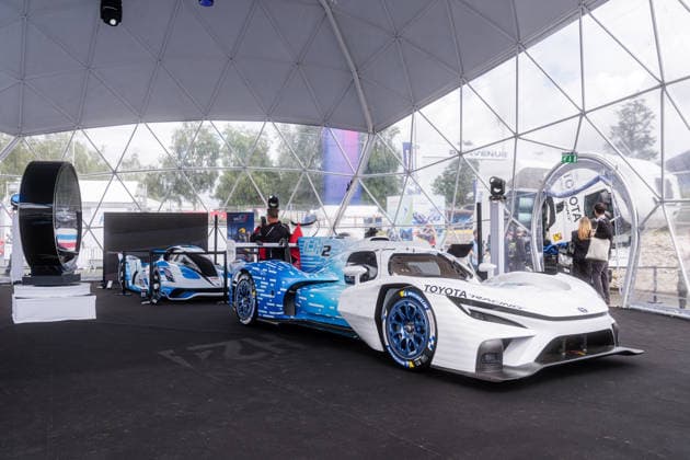 24 HEURES DU MANS 2026 - FREE PRACTICE AND QUALIFIYING SESSION Toyota TR LH2 Hydrogen during the Free Practice and Qualifying session of the 24 Hours of Le Mans 2026, 3rd round of the 2026 FIA World Endurance Championship, from June 10 to 11, 2026 on the Circuit des 24 Heures du Mans in Le Mans, France - Le MansFrance  Copyright: xGermainxDurandx