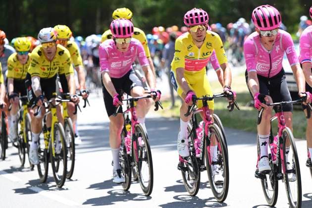 Tour Auvergne - Rhone-Alpes 2026 Stage 4 MONTROND-LES-BAINS, FRANCE - JUNE 10 : Baudin Alex (FRA) of EF Education - Easypost during stage 4 of the 78th edition of Tour Auvergne - Rhone-Alpes an UCI World Tour 2.UWT cycling road race stage for Men Elite of 167.4 km with start in Le Puy-en-Velay and finish in Montrond-les-Bains on June 10, 2026 in Montrond-les-Bains, France, 10 06 2026 ( Motordriver Guy De Vuyst - Montrond-les-Bains France  Copyright: xVincentxKalutx