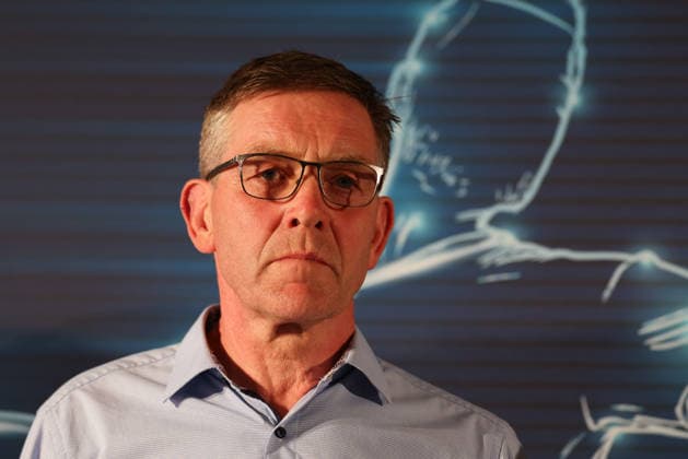 Alfred Gislason (Bundestrainer, DHB, Deutschland) beim Handball-Talk vor der Auslosung, GER, Auslosung zur IHF Handball-Weltmeisterschaft der Maenner 2027, 10.06.2026, GER, Auslosung zur IHF Handball-Weltmeisterschaft der Maenner 2027, 10.06.2026 Muenchen