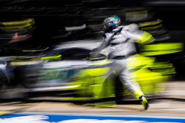 24 HEURES DU MANS 2026 - FREE PRACTICE AND QUALIFIYING SESSION 61 BERRY Martin (aus), ANDRADE Rui (ang), MARTIN Maxime (bel), Iron Lynx, Mercedes-AMG LMGT3 61, LM GT3, pitstop, arrÃªt aux stands during the Free Practice and Qualifying session of the 24 Hours of Le Mans 2026, 3rd round of the 2026 FIA World Endurance Championship, from June 10 to 11, 2026 on the Circuit des 24 Heures du Mans in Le Mans, France - Le MansFrance  Copyright: xCharlyxLopezx