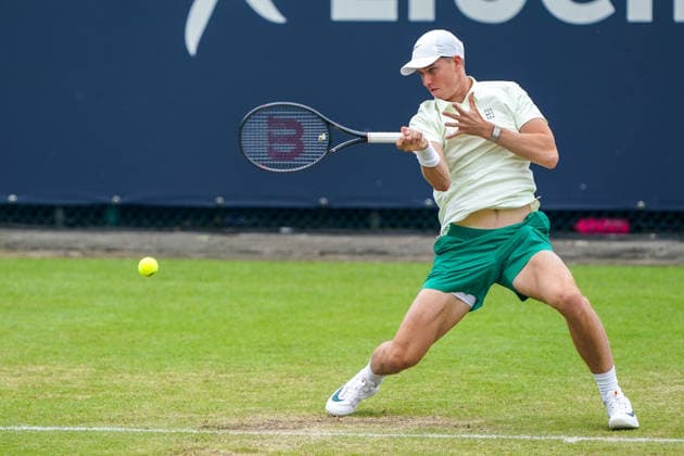 2026-06-10 - Libema Open 2026 ROSMALEN, NETHERLANDS - JUNE 10: Thijs Boogaard of The Netherlands during the Libema Open 2026 at the Autotron on June 10, 2026 in Rosmalen, Netherlands Rosmalen Autotron Netherlands Content not available for redistribution in The Netherlands directly or indirectly through any third parties. Copyright: xAndrexWeeningx