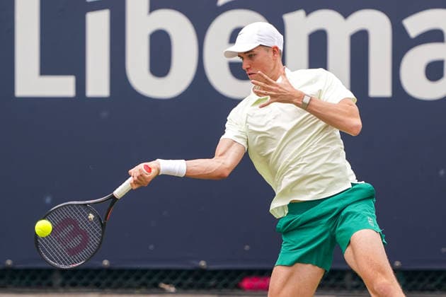 2026-06-10 - Libema Open 2026 ROSMALEN, NETHERLANDS - JUNE 10: Thijs Boogaard of The Netherlands during the Libema Open 2026 at the Autotron on June 10, 2026 in Rosmalen, Netherlands Rosmalen Autotron Netherlands Content not available for redistribution in The Netherlands directly or indirectly through any third parties. Copyright: xAndrexWeeningx