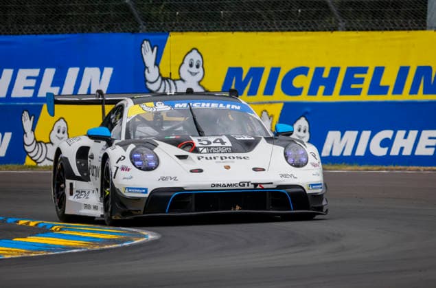 AUTO - ROAD TO LE MANS 2026 54 KRAHN Reinhold (can), CRESSONI Matteo (ita), Dinamic GT MLMC, Porsche 911 GT3 R (992) Evo, action during the Road to Le Mans 2026, 3rd round of the 2026 Michelin Le Mans Cup, from June 10 to 12, 2026 on the Circuit des 24 Heures du Mans in Le Mans, France - Le MansFrance  Copyright: xPauloxMariax