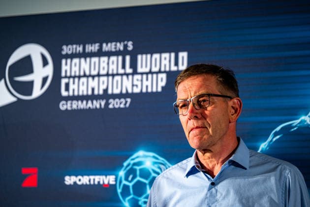 FINAL DRAW IHF MensÂ s Handball World Championship, WM, Weltmeisterschaft Germany 2027; 10.06.2026 Vor der Gruppenauslosung der Handball WM 2027 in Deutschland findet vorab ein Handballtalk im Hofbräuhaus in München statt PRO7, SAT1, Sportfive, DHB, im Bild Handball Nationaltrainer Alfred GISLASON