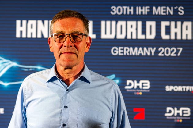 FINAL DRAW IHF MensÂ s Handball World Championship, WM, Weltmeisterschaft Germany 2027; 10.06.2026 Vor der Gruppenauslosung der Handball WM 2027 in Deutschland findet vorab ein Handballtalk im Hofbräuhaus in München statt PRO7, SAT1, Sportfive, DHB, im Bild Handball Nationaltrainer Alfred GISLASON