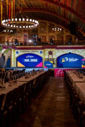 FINAL DRAW IHF MensÂ s Handball World Championship, WM, Weltmeisterschaft Germany 2027; 10.06.2026 Im Hofbräuhaus in München findet heute die finale Gruppenauslosung für die Handball WM 2027 statt Symbolbild