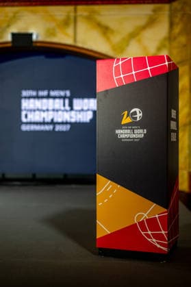 FINAL DRAW IHF MensÂ s Handball World Championship, WM, Weltmeisterschaft Germany 2027; 10.06.2026 Im Hofbräuhaus in München findet heute die finale Gruppenauslosung für die Handball WM 2027 statt Symbolbild