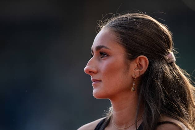 260610 Line Safaa Al-Saiddi of Norway ahead of women™s 400 meter national final during the Diamond League athletics competition Bislett Games on June 10, 2026 in Oslo. Photo: Marius Simensen BILDBYRAN COP 238 MM0071 bbeng friidrett friidrott athletics diamond league bislett games 2026 bislett games norge norway