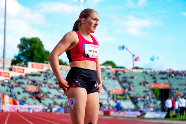 Athletics Bislett Games 2026 Oslo 20260610 Borghild Oline Holstad after the womens 400m national event during the Bislett Games at Bislett Stadium in Oslo Photo Beate Oma Dahle NTB Oslo Norway EDITORIAL USE ONLY RESTRICTED USE FOR BETTING COMPANIES  Copyright: xHeikoxJungex xNTBx
